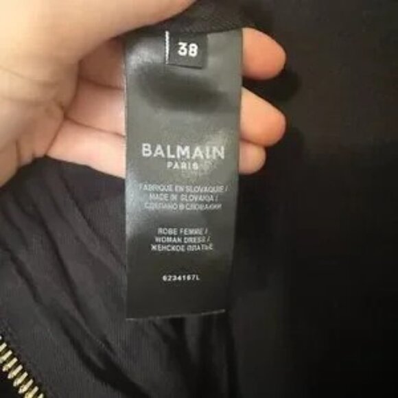 Balmain button down short dress - Picture 9 of 10